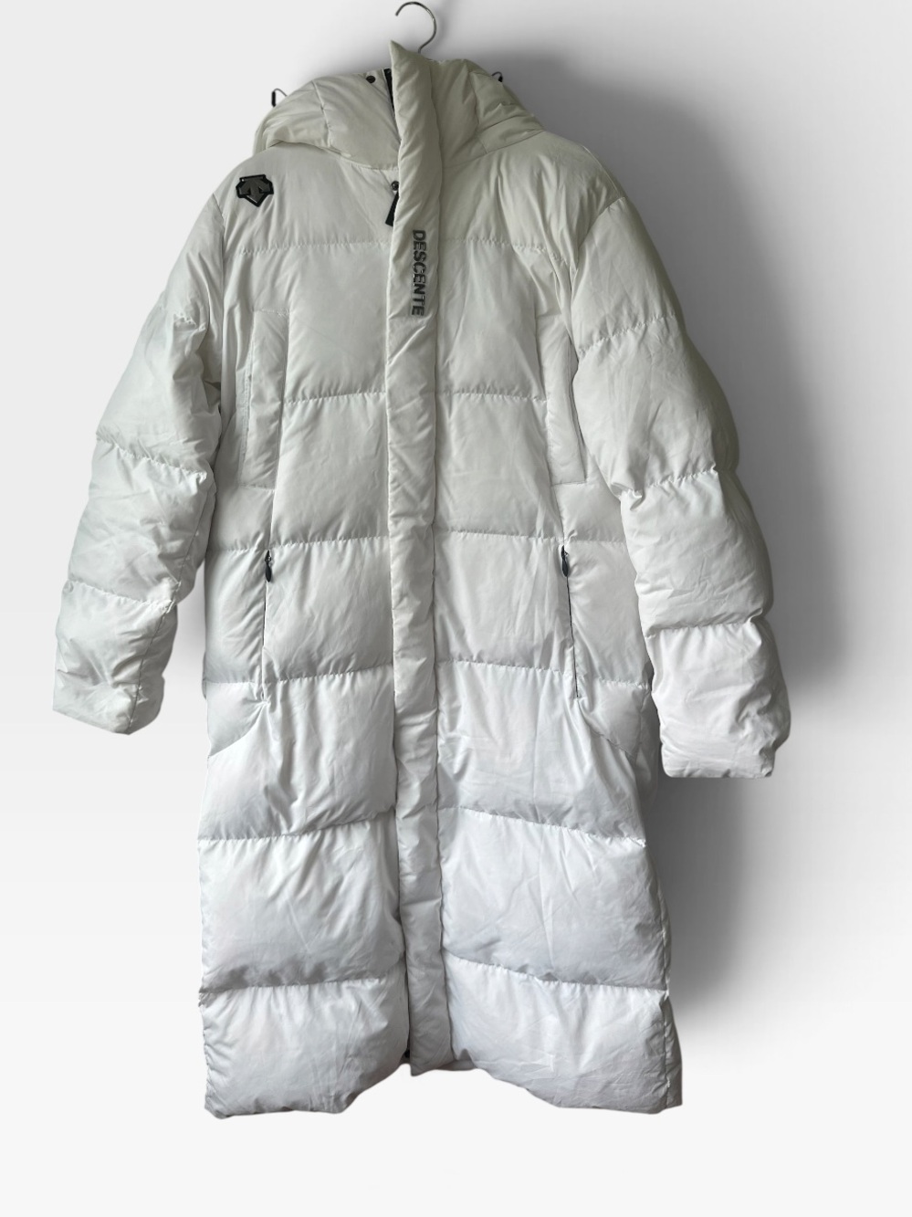 Descente Long Hooded Down Waterproof Oversized Jacket